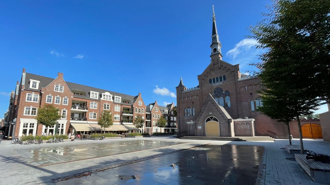 Fontein stil door stroomstoring