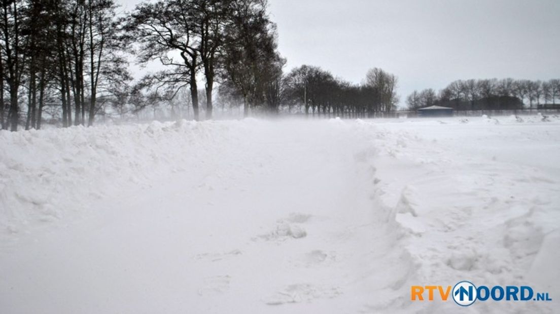 Sneeuwduinen nabij Wildervanksterdallen