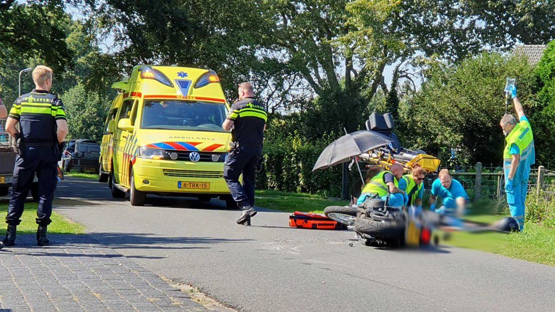 Motorrijder gewond na ongeluk Stieltjeskanaal (Rechten:persbureau 
Meter)