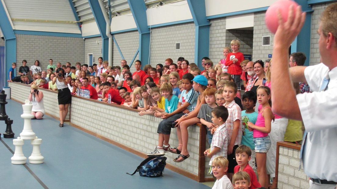 Burgemeester Welten opent het toernooi