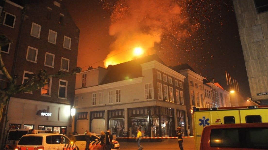 De brand in de Herestraat, april 2014