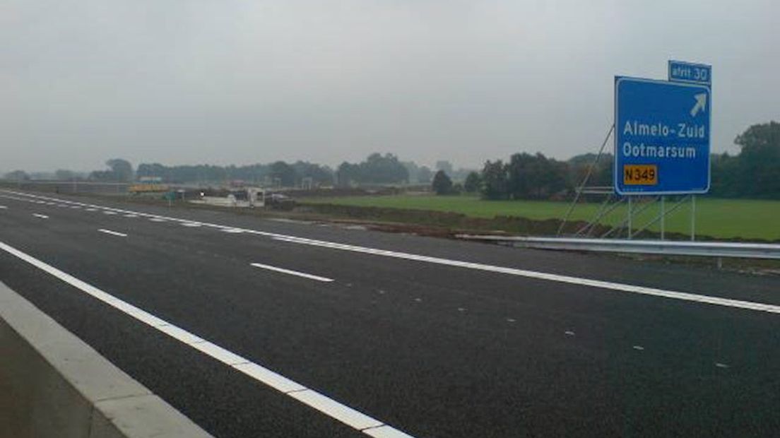 A35 tussen Wierden-Almelo klaar