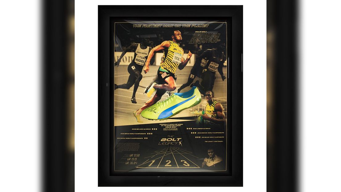 Puma hardloopschoen van Usain Bolt, geveild voor 16.000 euro