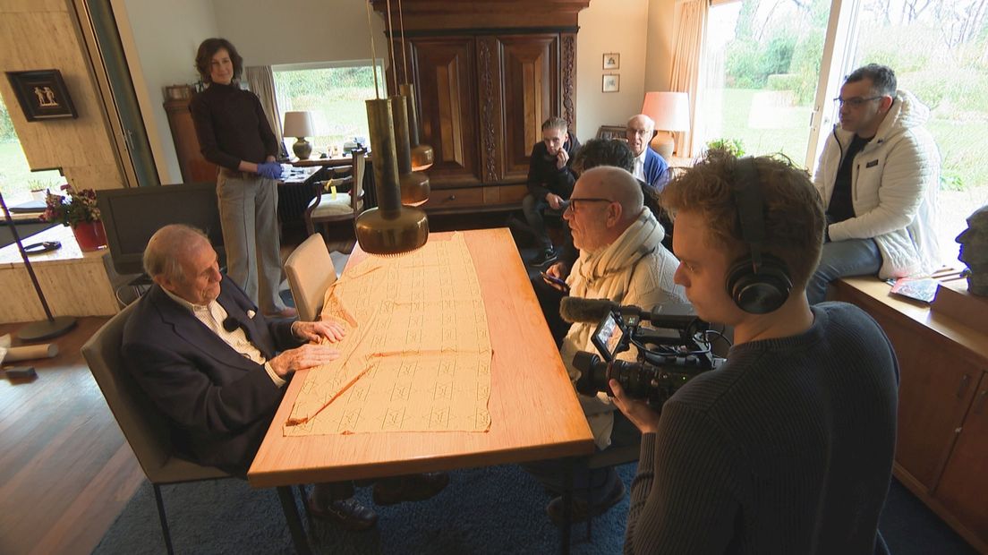 Opnamen voor de documentaire van Willy Berends en Erik Dijkstra