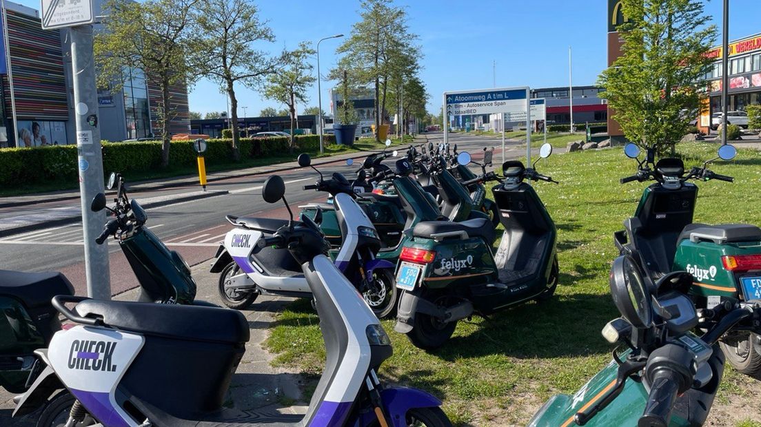 Deelscooters in Stad