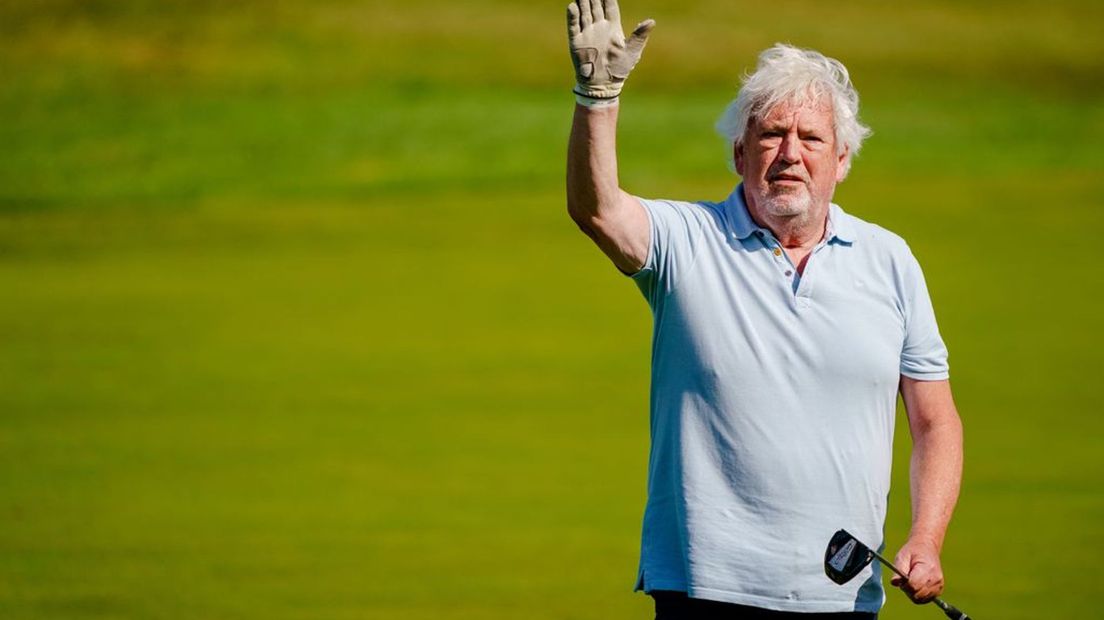 Ernst Daniel Smid een jaar geleden tijdens het golfevenement Golf4Health.