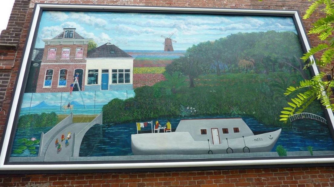 De muurschildering