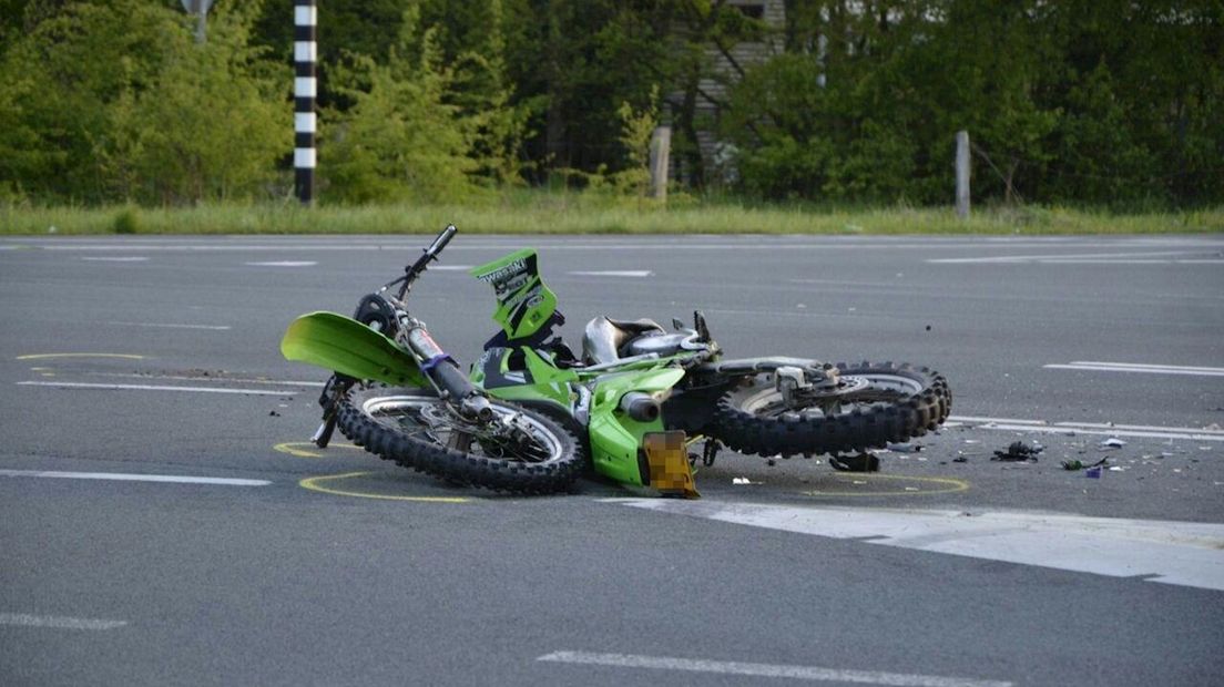 Motorrijder gewond in Enschede
