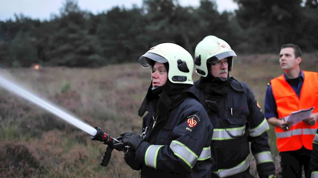 De kans op een snel uitbreidende natuurbrand is klein
