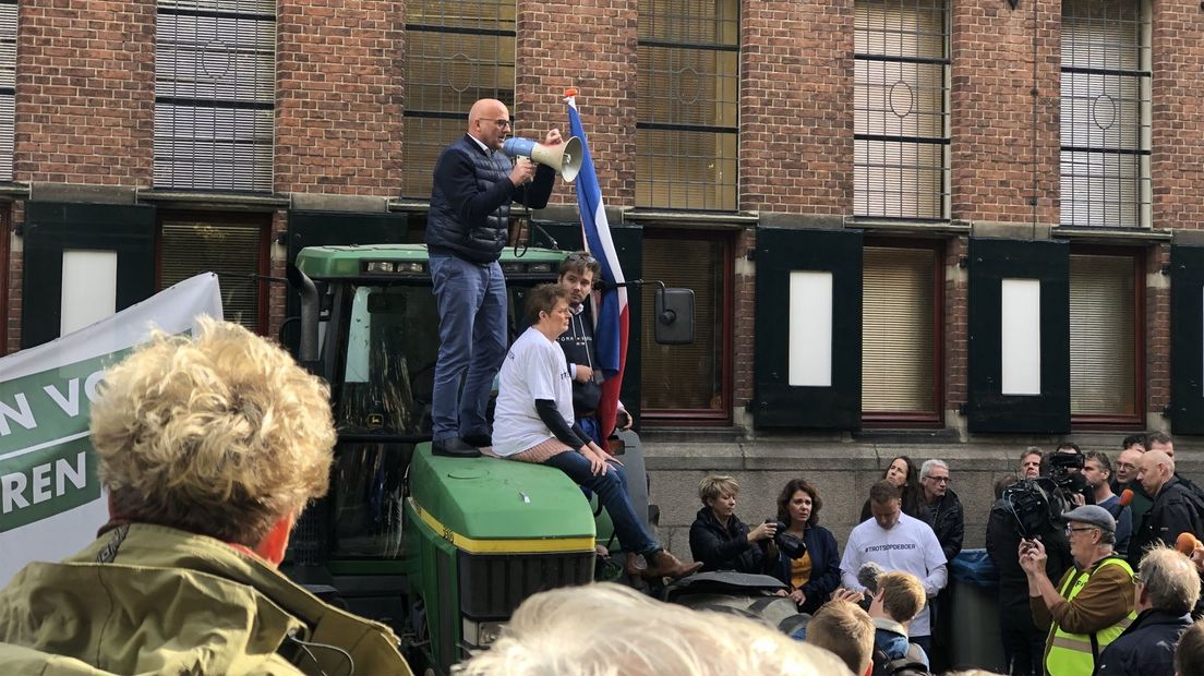 Het boerenprotest in Groningen