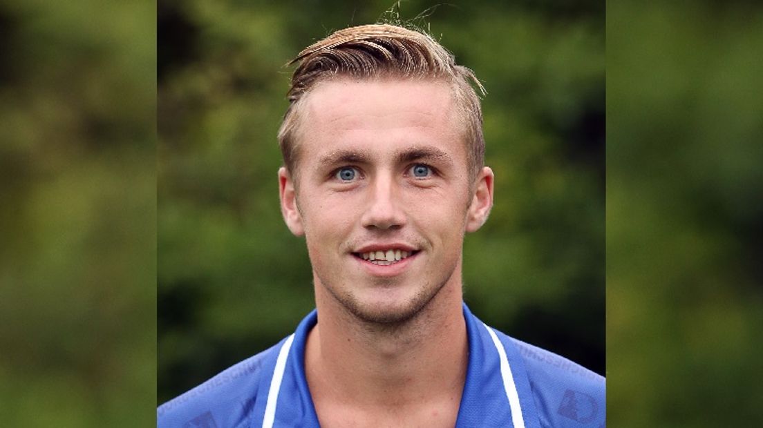 Doelpuntenmaker Rijnald Vos (Rechten: Noordscheschut)