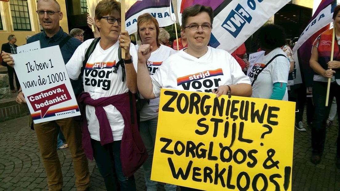 Actievoerders in Zwolle