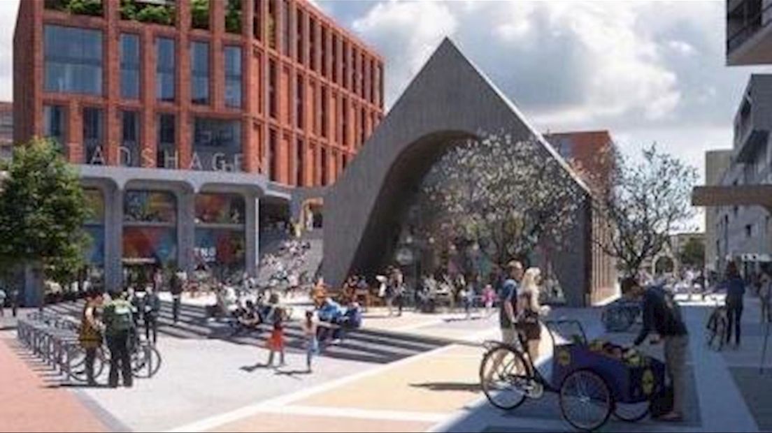 Zo gaat het vernieuwde winkelcentrum Stadshagen er uit zien