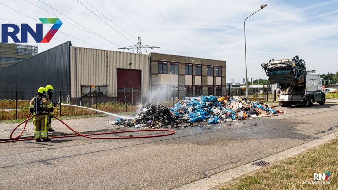 Vuilnis in brand