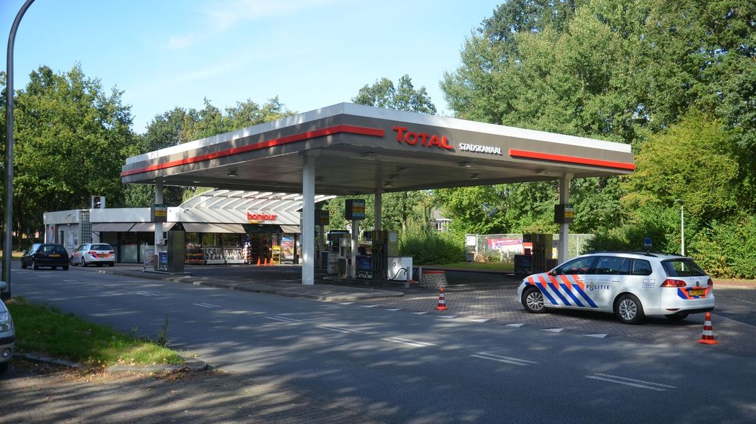 Het overvallen tankstation