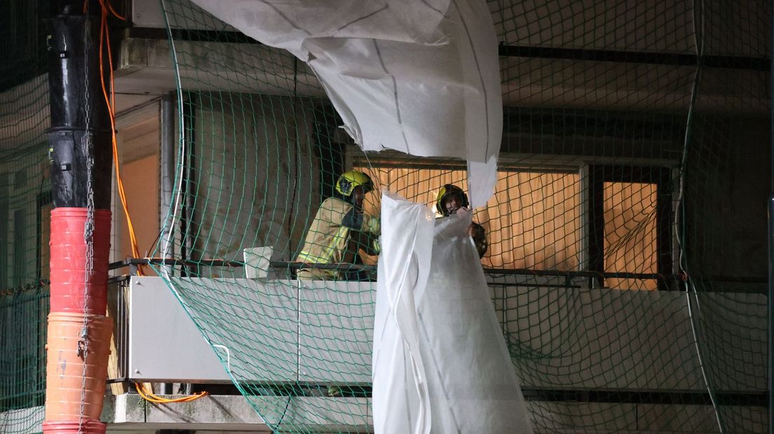 Doek van renovatieflat in Rijswijk is gescheurd