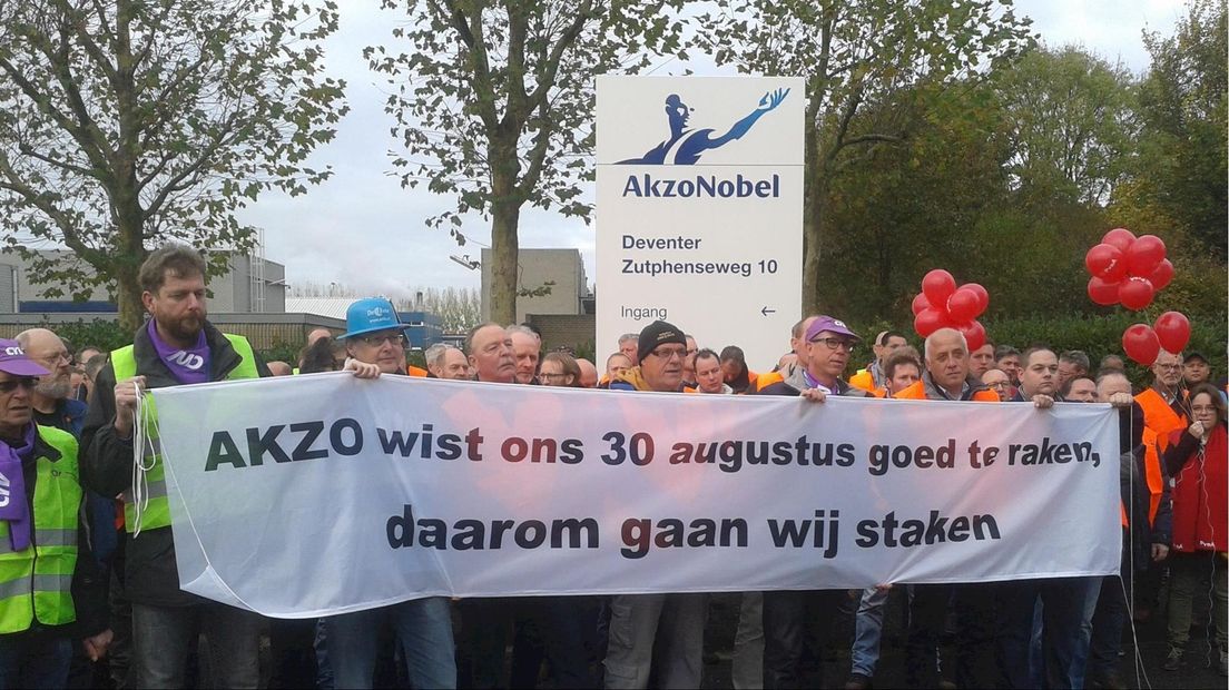 Eerdere staking bij Akzo Nobel