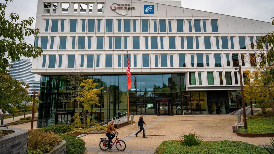 Het pand van de gemeente Groningen en het UWV in Stad