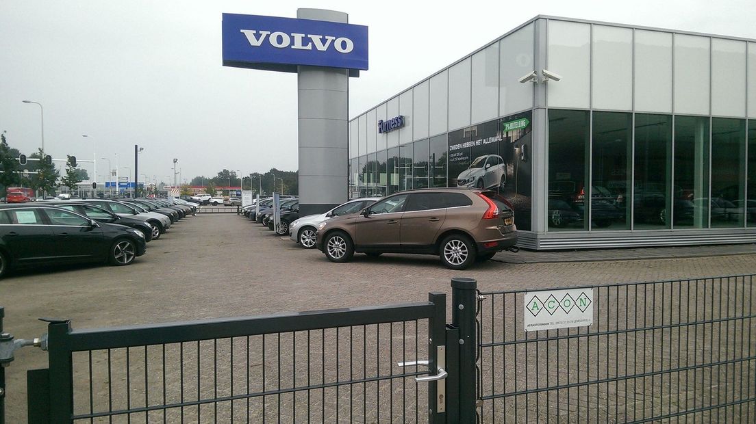 Volvo garage in Zwolle is nog gesloten
