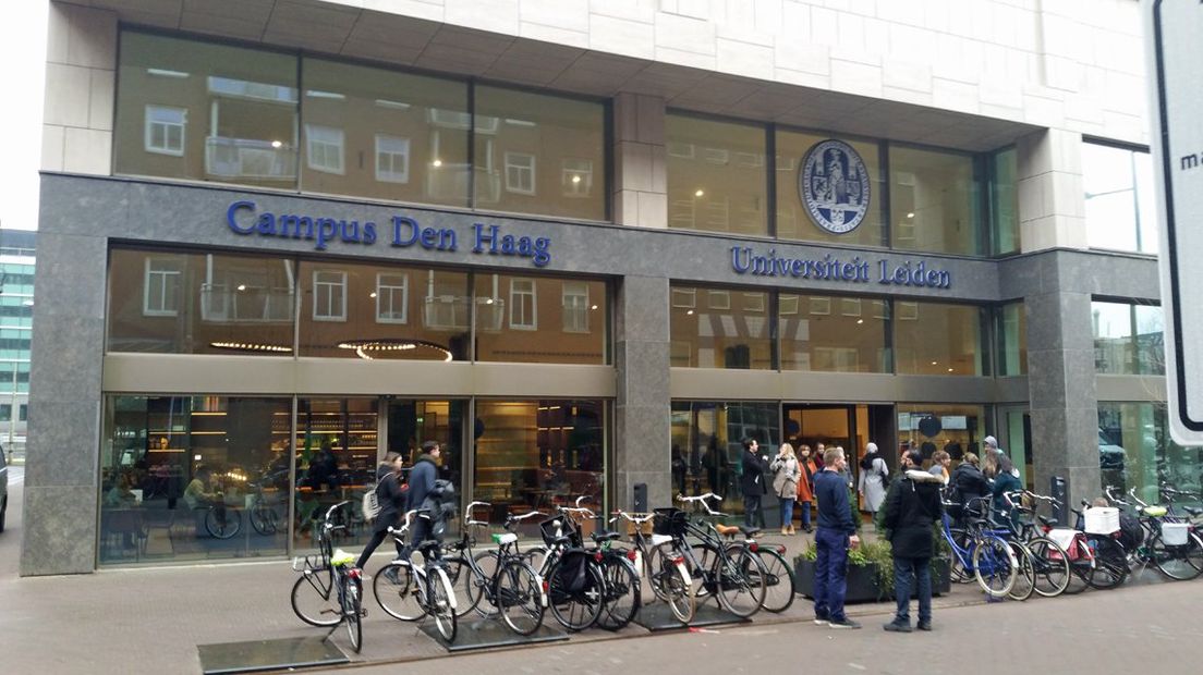 De Campus Den Haag van de Universiteit Leiden aan de Wijnhaven. | Foto Omroep West