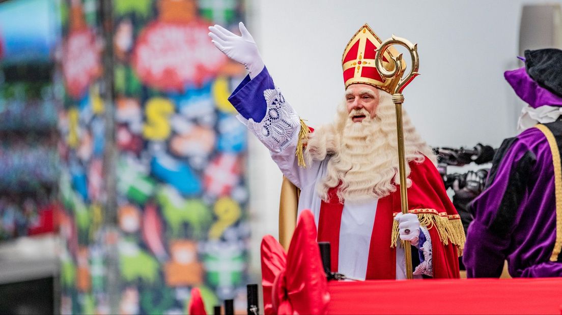 Sinterklaas tijdens de landelijke intocht in 2019