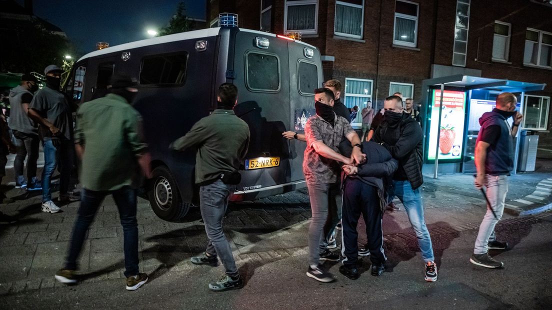 Aanhouding op Jonckbloetplein Den Haag