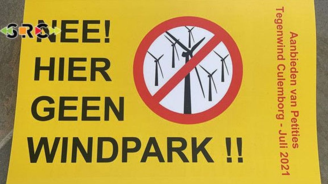 Petitie werkgroep Tegenwind aangeboden aan gemeenteraad Culemborg