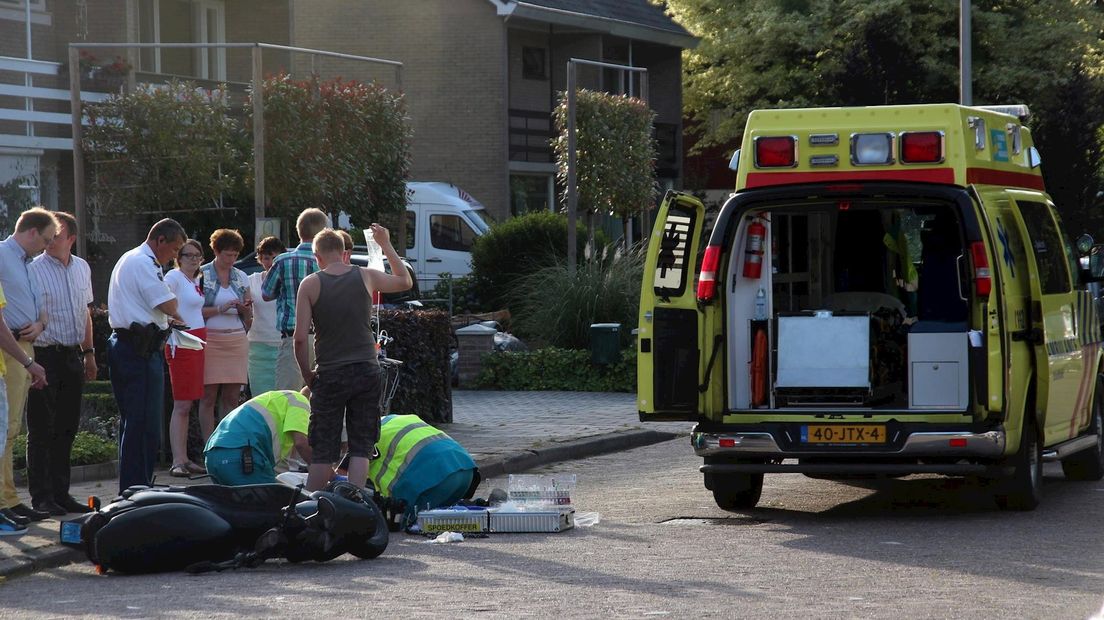 Scooterrijder gewond na val in Staphorst