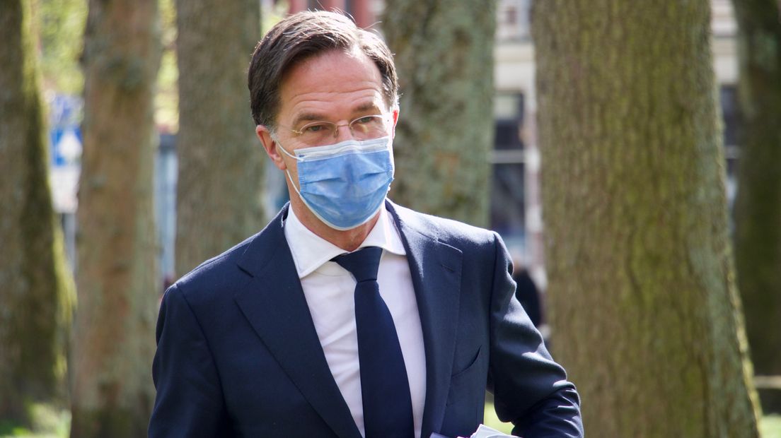 Minister-president Mark Rutte in Groningen