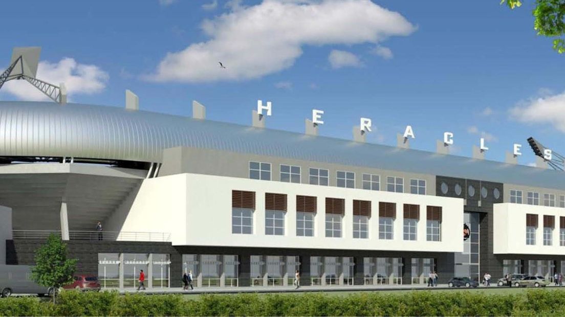 Plan nieuw stadion Heracles