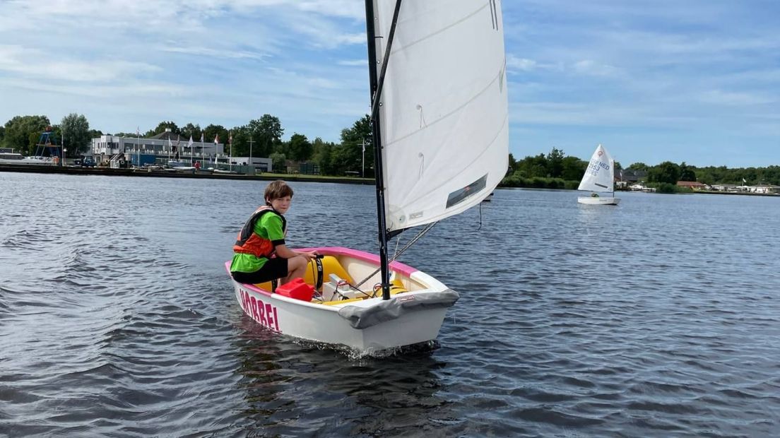 Hard gaan is het leukst, vinden de jonge zeilers