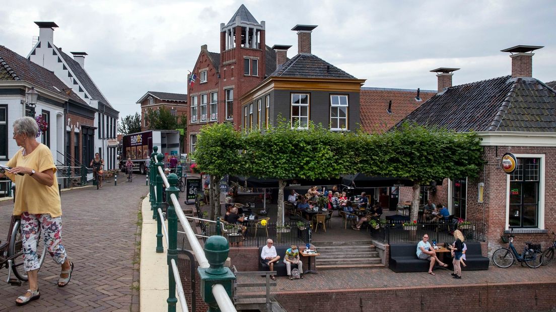 Het centrum van Winsum
