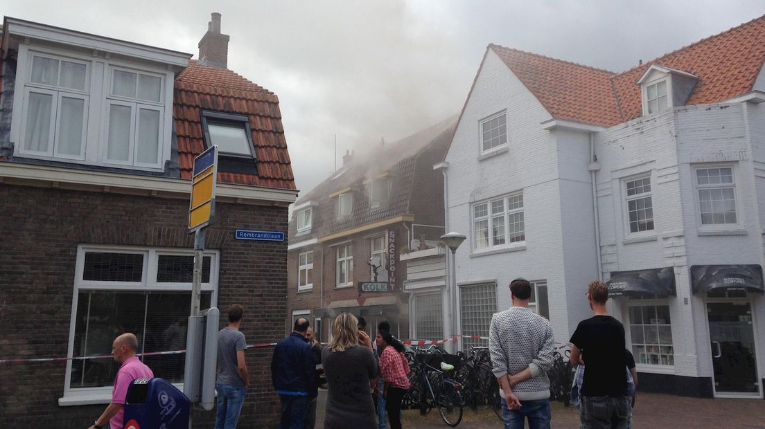 Brand in snackbar in Zwolle RTV Oost