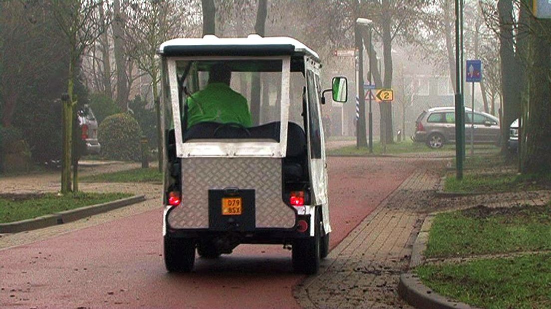 De karretjes rijden al enige jaren in Houten.