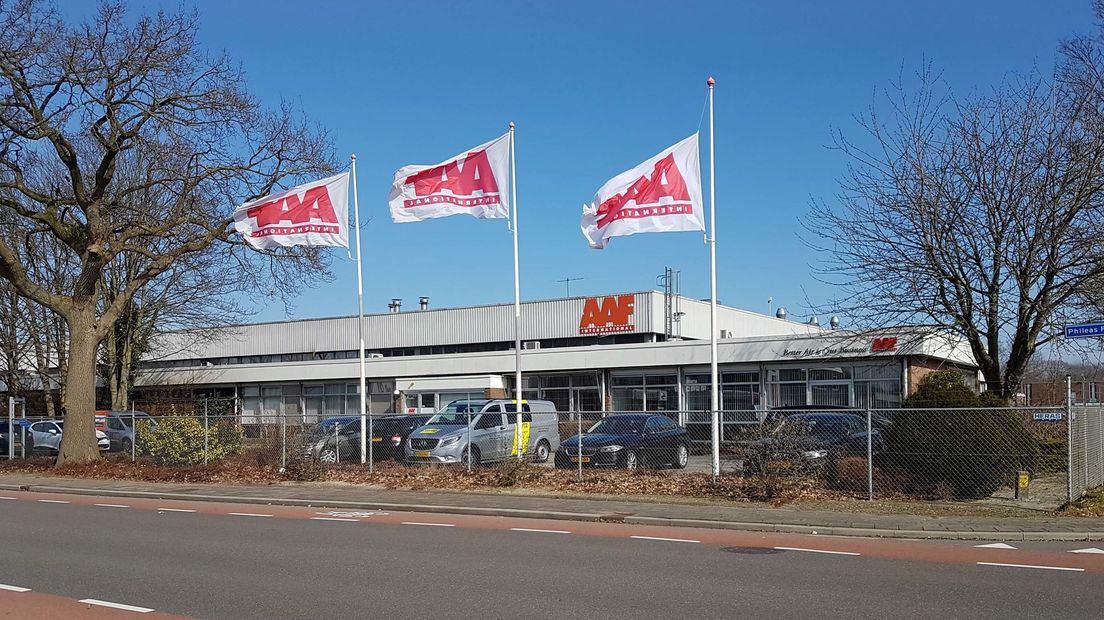 De voormalige fabriek van AAF International in Emmen (Rechten: Persbureau Meter)