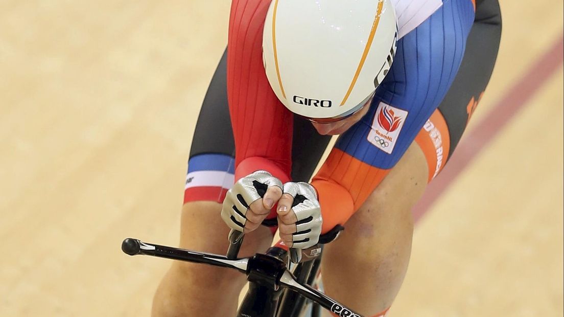 Kirsten Wild op de olympische baan