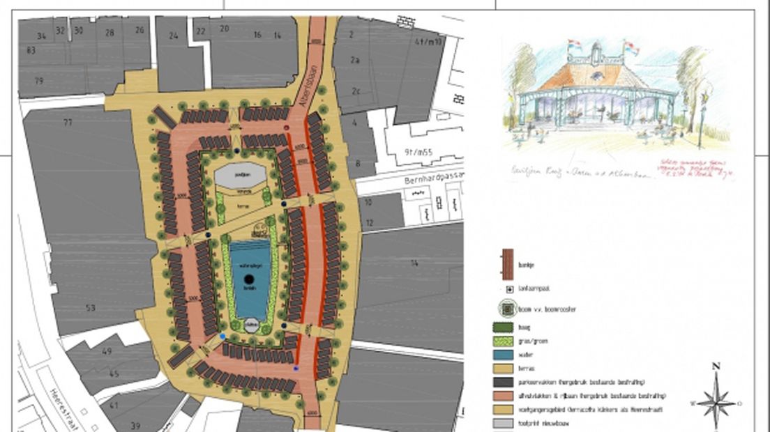Plan voor Albertsbaan in Roden
