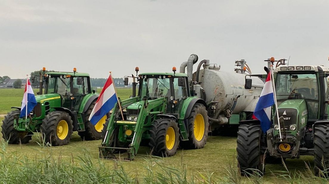 Boeren toonden hun respect voor de herdenking