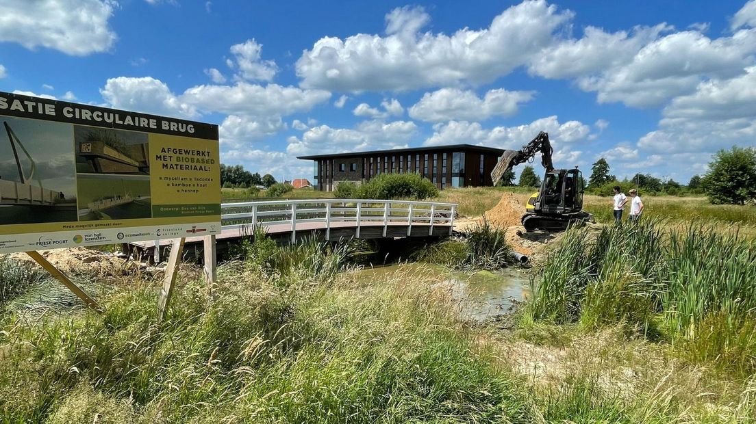 De brug in Oosterwolde