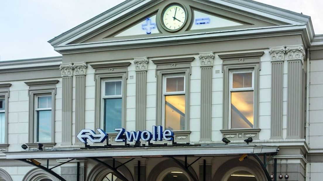Het station in Zwolle