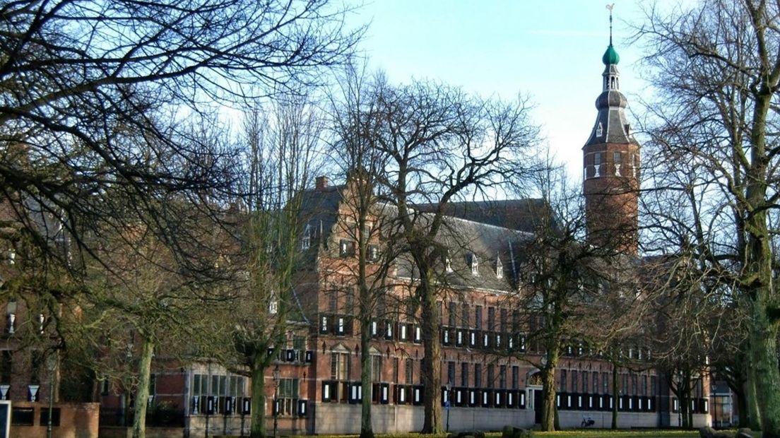 Het provinciehuis in de stad Groningen