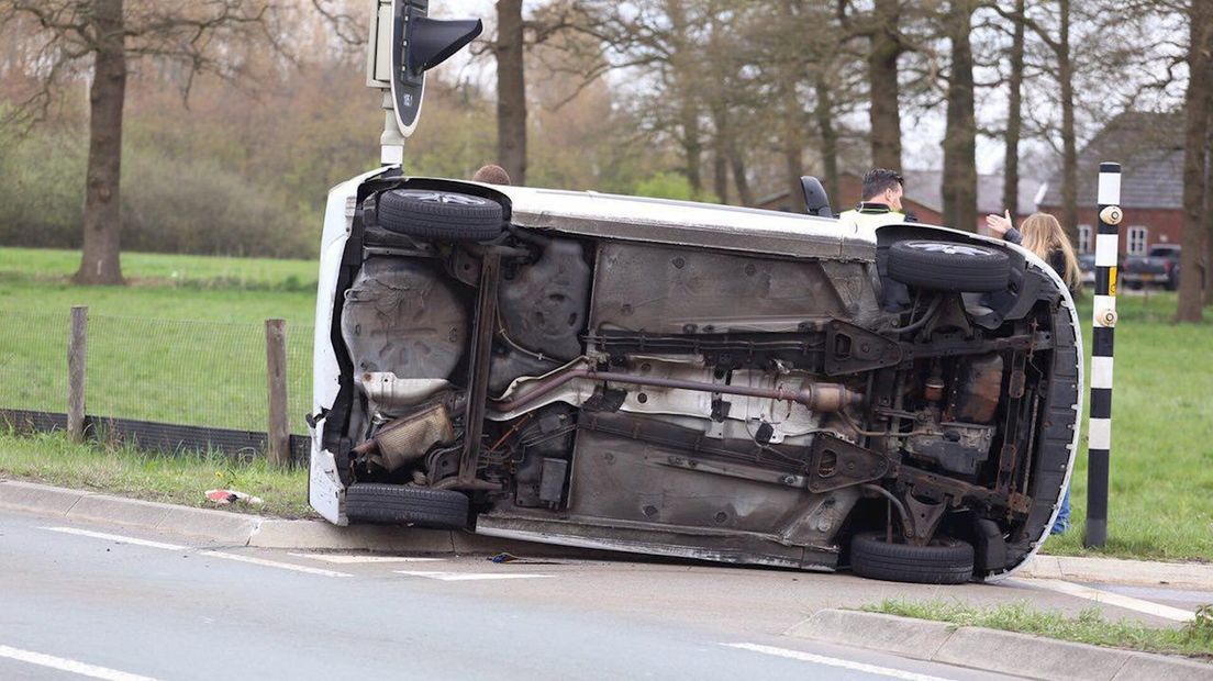 Ongeluk op Rijssensestraat bij Rijssen