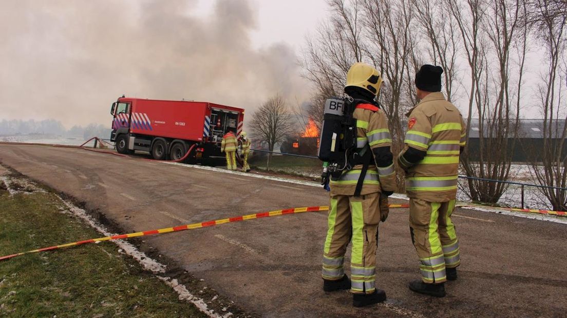 Grote brand in Blankenham