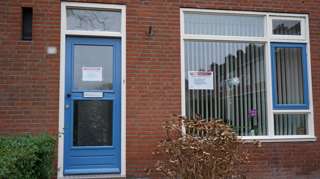 Eén van de twee in Vinkhuizen beschoten woningen