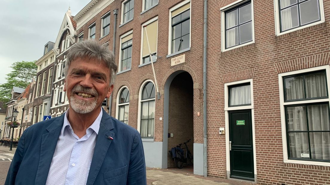 Predikant Henk Mijnders voor de Noorderkerk in Zwolle