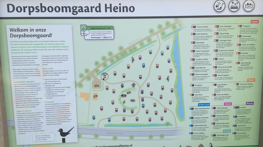 Dorpsboomgaard in Heino geopend