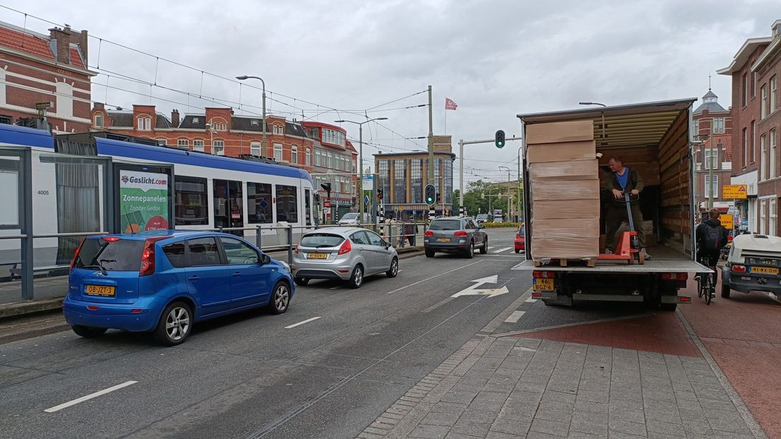 Het is een komen en gaan van trams
