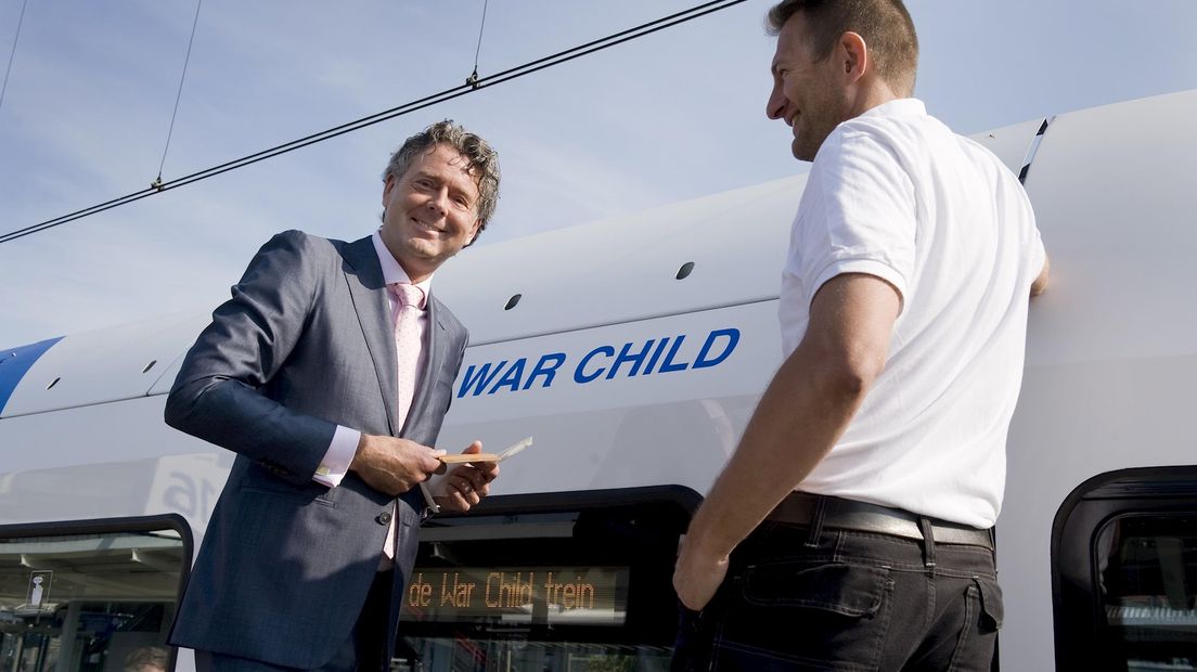 Onthulling War Child-trein