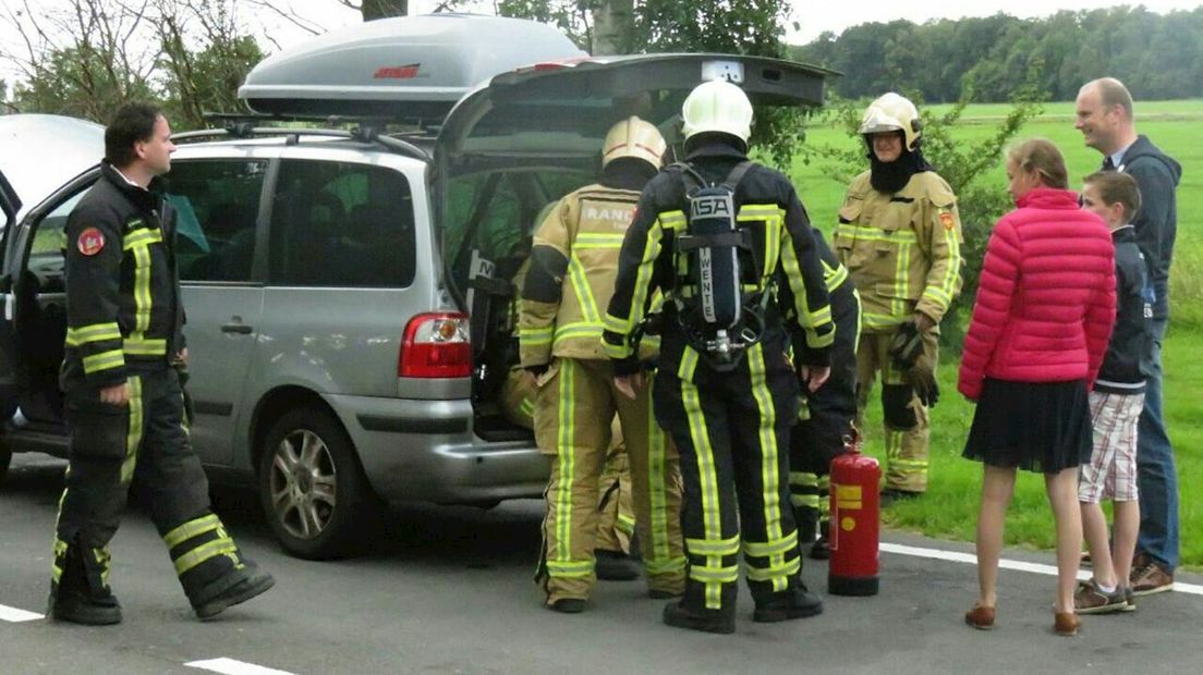 Autobrandje in de kiem gesmoord