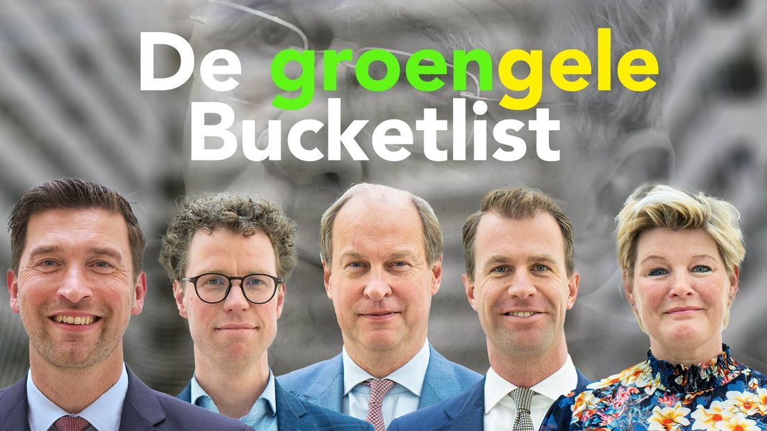 De groengele Bucketlist: wat moet er in het Haagse coalitieakkoord?